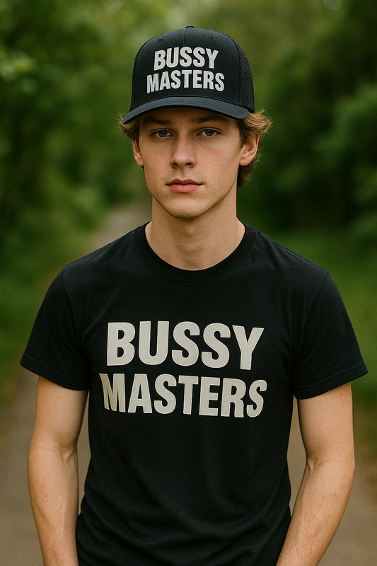 BUSSY MASTERS CUSTOM TEE BLACK