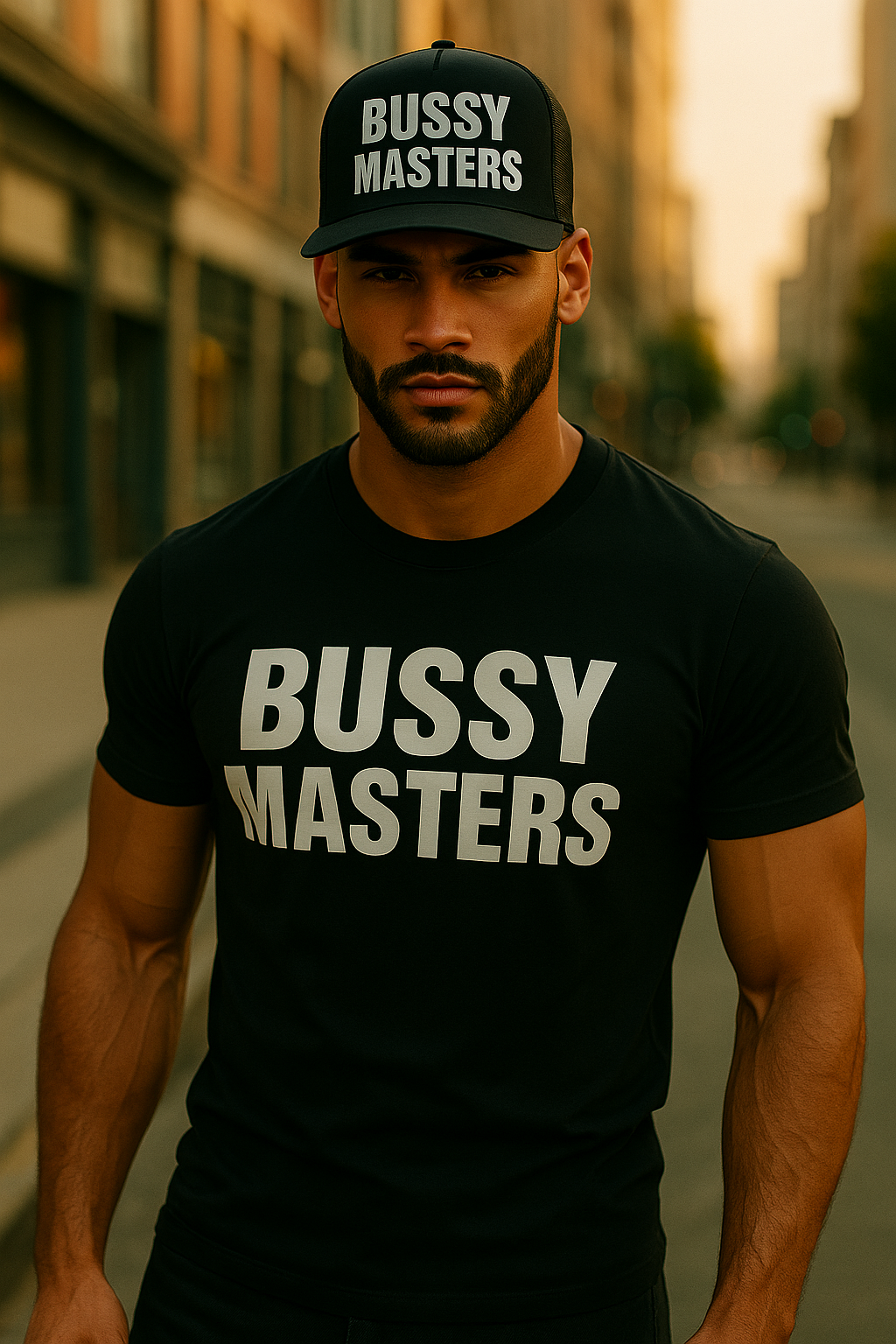BUSSY MASTERS TRUCKER HAT Black