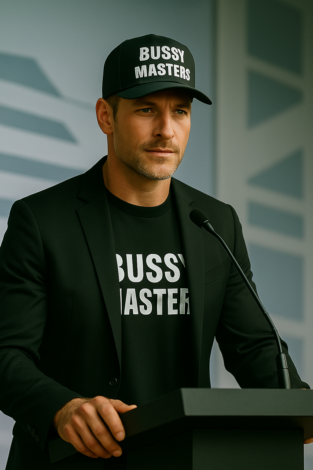 BUSSY MASTERS TRUCKER HAT Black