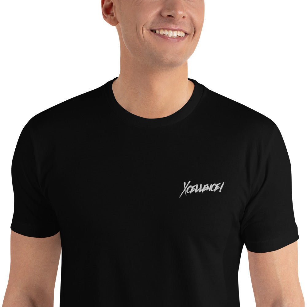 Xcellence! - Black: Crew Neck Tee